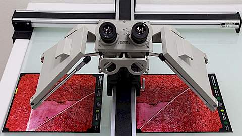 Zrcalni stereoskop za fotointerpretaciju analognih aerosnimaka u stereomodelu (3D)