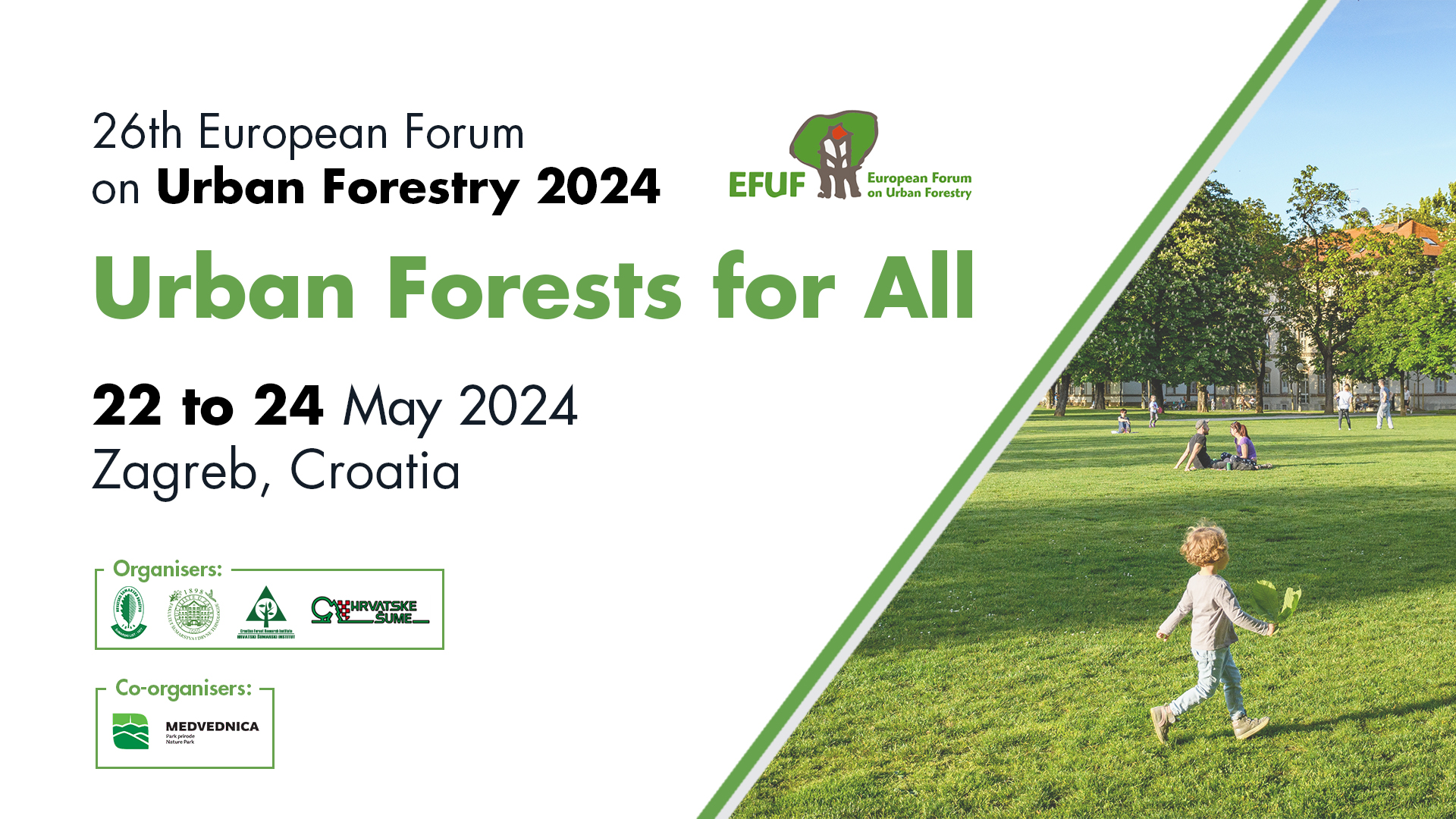 European Forum on Urban Forestry (EFUF) 2024 in Zagreb | Faculty of Forestry  and Wood Technology
